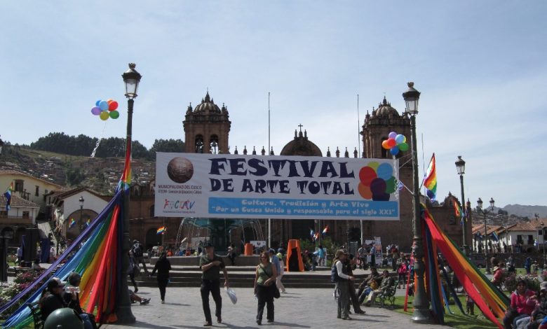 Total Art Festival at the Plaza de Armas