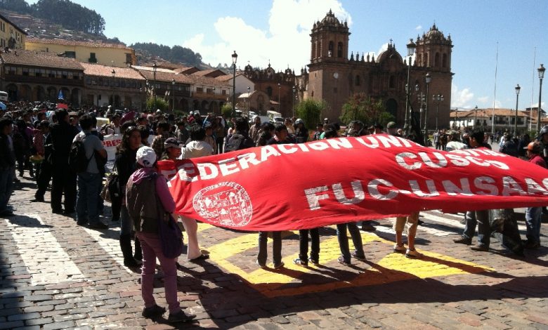Demonstration against State of Siege in Espinar