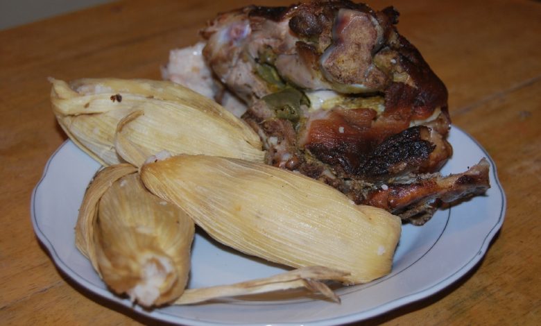 Lechón and Tamales in Cuzco