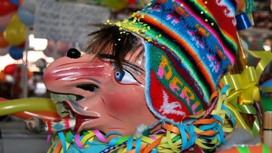 The Mask of a Compadre in San Pedro Market