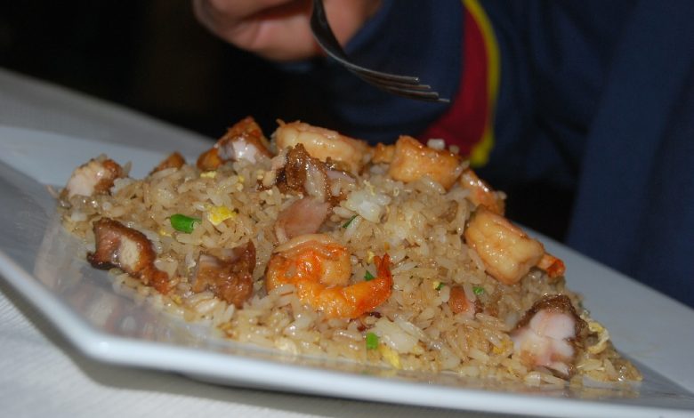 Fried Rice (Arroz Chaufa) with Shrimp