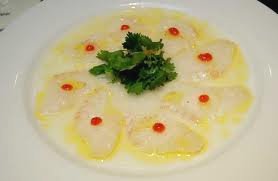Tiradito Served and Ready to Eat