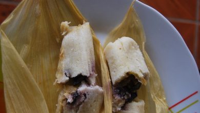 Tamale from Cuzco with an Olive in the Filling