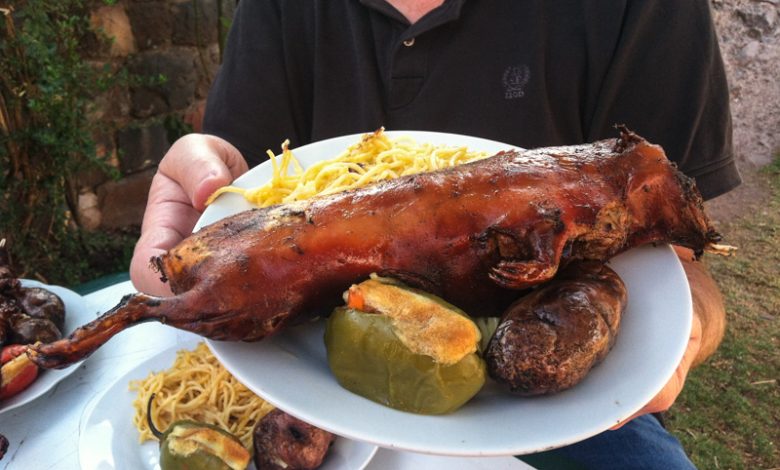 Roast Guine Pig in Tipón (Photo Wayra)