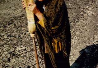 Maria Reiche and her Famous Broom in Nazca.