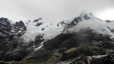 The Snow-clad Mountain Sahuasiray (Photo: Brayan Coraza Morveli)