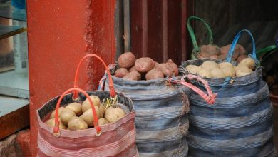 Potatoes Just in from the Campo, San Pedro Market Doors