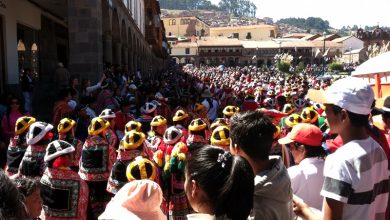 Merchants Parading Today In Cuzco (Photo: David Knowlton)