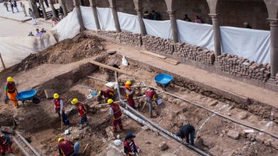 Archeological Work just off Cuzco's Main Square (Walter Coraza Morveli)