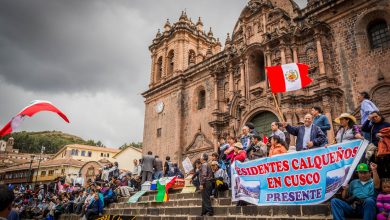 Living and Dead Protestors in Cuzco (Walter Coraza Morveli)