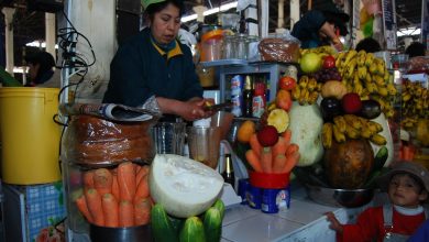 A Stand of Medicinal Juices, San Pedro Market (Walter Coraza Morveli)