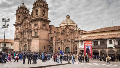 Cusco Celebrates Its Hero Tupac Amaru, Plaza de Armas