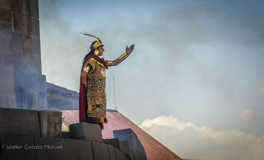 The Inca at the Intio Raymi (Walter Coraza Morveli)