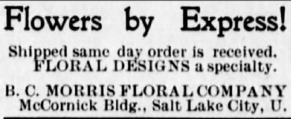 Morris Floral Ad for Flowere by Express