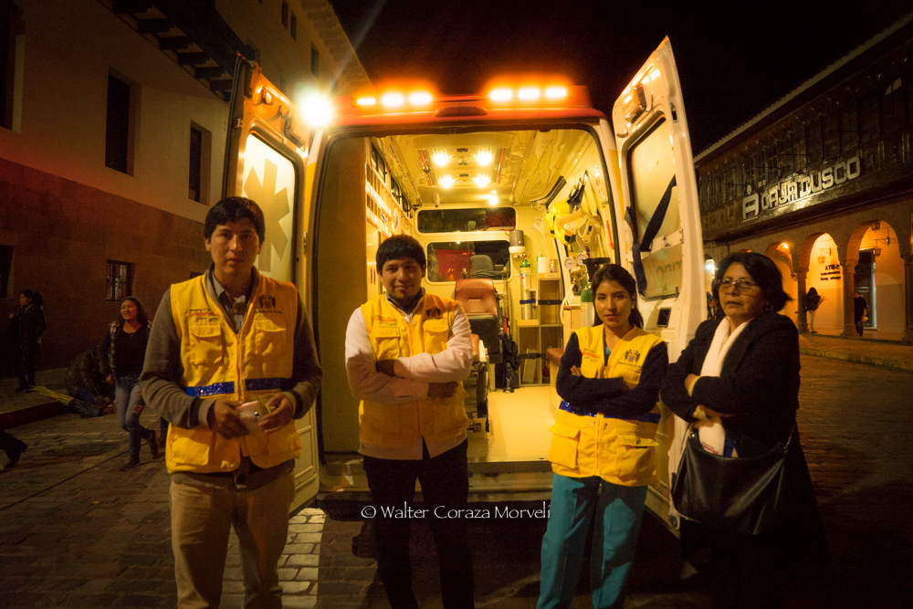 The Ambulance team ready for any emergency (Photo: WCM)