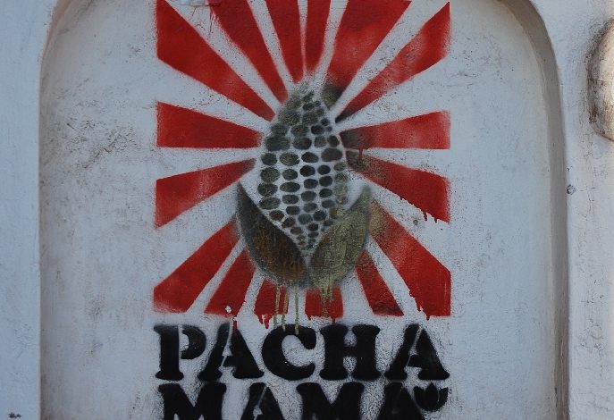 Graffiti of Pacahamama