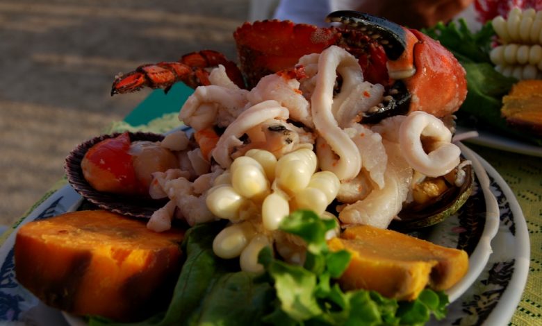 Fresh Ceviche with Shell Fish