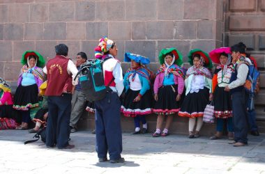 The Tourist Guide Explaining to the Toruist from Ausangate