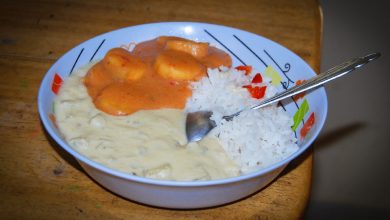 Tawi with Rice and Sweet Sauce of Banana (Photo: Wayra)