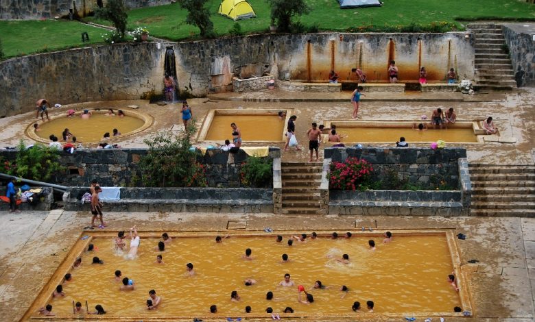 Bathing Pools of Warm Water in Lares