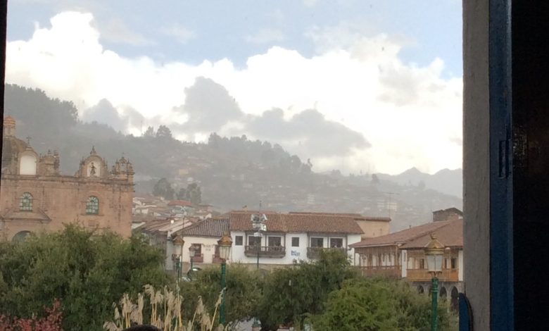 From the Balcony: Rain over Cusco (Brayan Coraza Marveli)