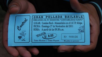 Ticket for a Pollada