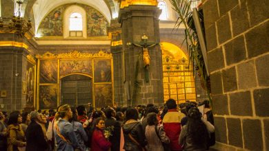 Easter Sunday Mass in Cuzco.