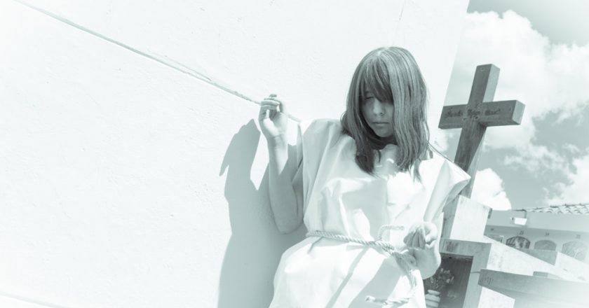 A Woman Ghost in Almudena Cemetery