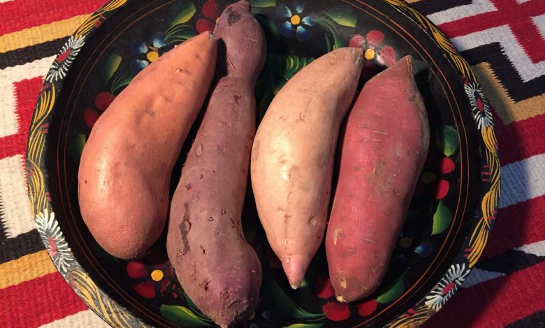 Four Different Kinds of Sweet Potatoes in Utah