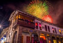 Christmas Firework in the Plaza de Armas, Cusco (Walter Coraza Morveli)