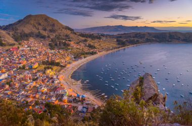 Sunset in Copacabana, Bolivia, Titicaca Lake (Photo: Walter Coraza Morveli)